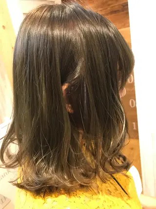 ミディアム 緑地公園美容室 neohairのヘアスタイル