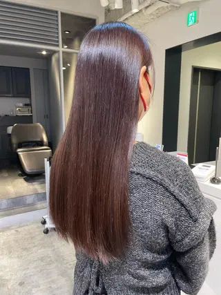 ロング カラー 斉藤 瑞恵のヘアスタイル