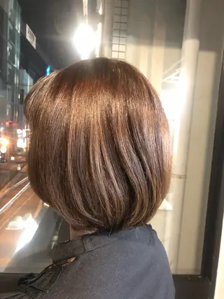 ショート カラー 髪質改善&ブリーチ 伊勢 祐一郎のヘアスタイル