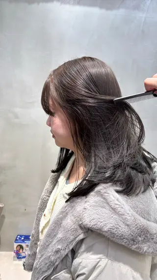 ミディアム カラー The Path ARENのヘアスタイル