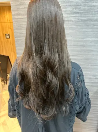 ロング 藤本渚杜/メンズ パーマ/艶カラーのヘアスタイル