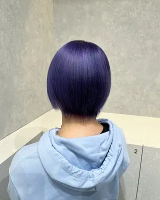 ショート カラー 韓国ヘア🇰🇷透明 感カラー/yui💞のヘアスタイル