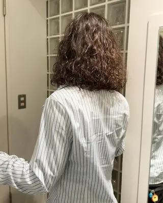 ミディアム パーマ お悩み解決パーマ hana🩰のヘアスタイル