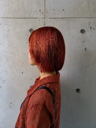 カラー ミディアム 片岸 信征のヘアスタイル