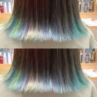 ロング カラー ヘアアレンジ 美容室sand 横浜のヘアスタイル