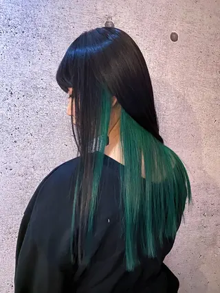 ロング カラー 久保 敏之のヘアスタイル