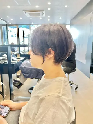 ショート ショート特化 阿部聖のヘアスタイル