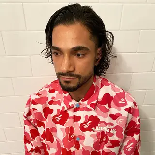 ショート カラー パーマ ヘアアレンジ メンズ キッズ ネイル マツエク・マツパ 中元 淳のヘアスタイル