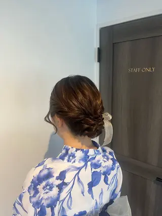 ヘアアレンジ 都築 明日香のヘアスタイル