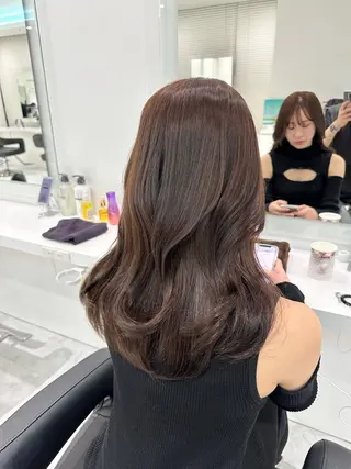 ロング カラー ♡上品韓国髪♡ブラ ウン/SAYATOのヘアスタイル