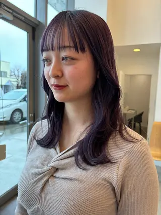 セミロング KEYMAN HARUKAのマツエク・マツパデザイン