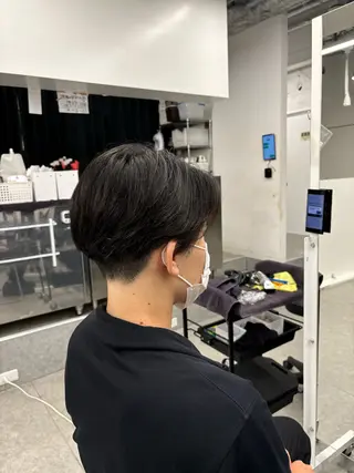 メンズ 🤍透明感カラー ×縮毛矯正🤍ゆうのヘアスタイル