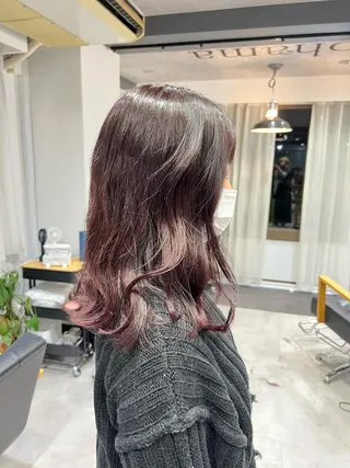 ミディアム カラー ☀️ボブスタイル特化 大山あさひ☀️のヘアスタイル