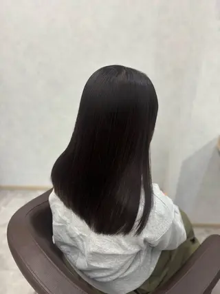 セミロング カラー KEEN.所属・よこみぞ こなつのヘアスタイル