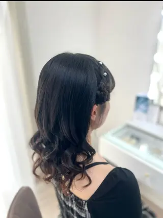 ロング ヘアセット/メイク 佐野 妃都美のヘアスタイル