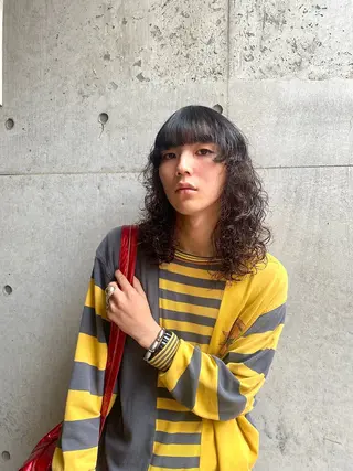 セミロング ARUE所属・🫧RIRI 🫧のヘアスタイル