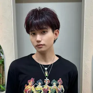 ショート カラー メンズ 木下 健心のヘアスタイル
