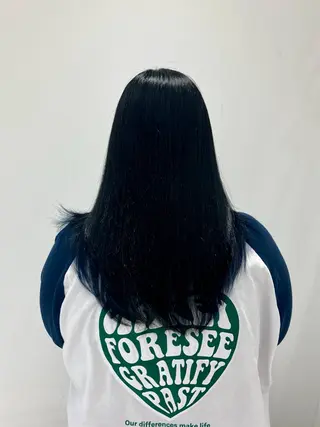 ロング カラー CIEL千葉店【シエル】所属・💙A O I 💙 【縮毛矯正】のヘアスタイル