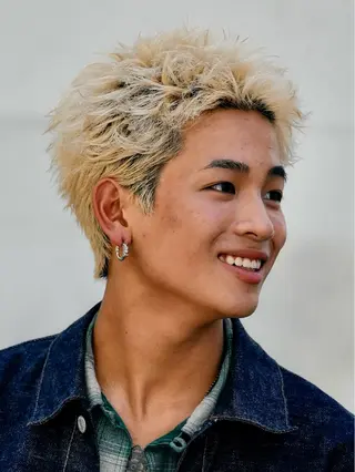 カラー メンズ fifth神宮前 HIN★T★のヘアスタイル