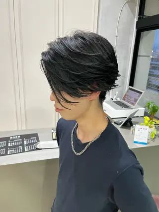 メンズ Men's salon SEPT.博多【メンズサロンセプト】所属・メンズウルフ /ハイトーン/ときなのヘアスタイル