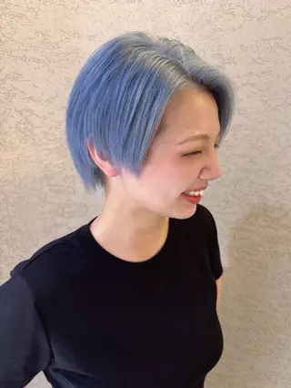 ショート ハイトーンカラー🌟 🎠KANON🎡のヘアスタイル