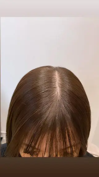 ミディアム カラー 🎀ブリーチなし 透明感🎀yuhiのヘアスタイル