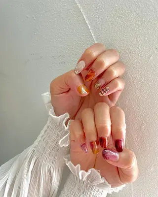 ネイル 甲府市徳行 🧸prunelleのネイルデザイン