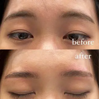 アイブロウ 西 優衣奈のヘアスタイル