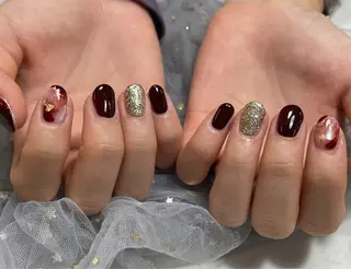 ネイル 🎀ネイルサロン エクラYUI🎀のネイルデザイン