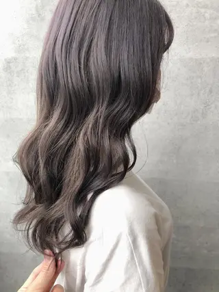 セミロング アワ ダイキのヘアスタイル