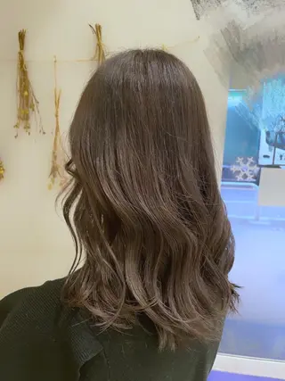 ミディアム カラー ヘアアレンジ レイヤー×韓国 🇰🇷鈴木啓太のヘアスタイル