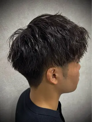 ショート パーマ ヘアアレンジ メンズ JADE with AKROS所属・JADEwith AKROS✨サヤカのヘアスタイル