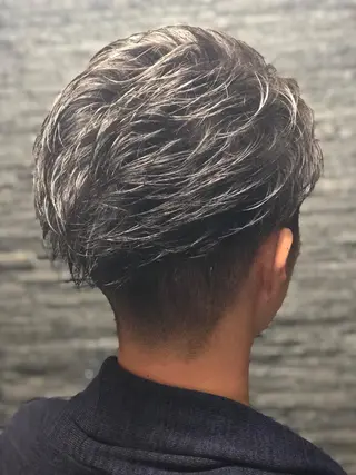 ショート パーマ BARBERSHOP 秋葉原所属・澤 谷のヘアスタイル