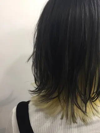 ミディアム カラー トップスタイリスト 👑田添幹宜のヘアスタイル