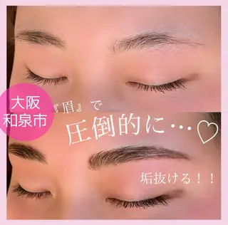 sarasa beauty salon所属・SARASA♡ Yamashitaの眉毛・アイブロウイメージ