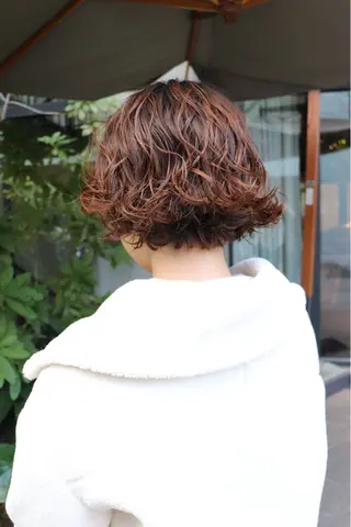 ショート パーマ 似合わせカット /パーマ岡本淳平のヘアスタイル