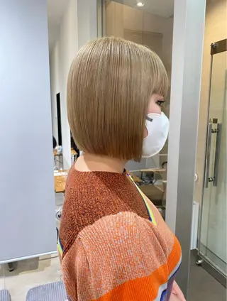 ショート TLUUS/大阪梅田 ボブ/髪質改善✨️蓮のヘアスタイル