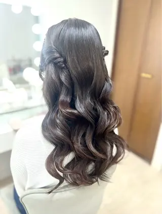 ロング ヘアセット/メイク 佐野 妃都美のヘアスタイル