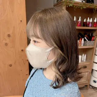 ミディアム 髪質改善 🫧しろがねのヘアスタイル