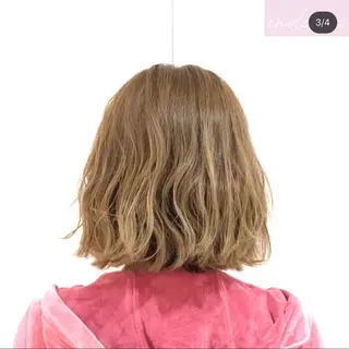 カラー miku☁️レイヤー まろやかカラー 名駅のヘアスタイル
