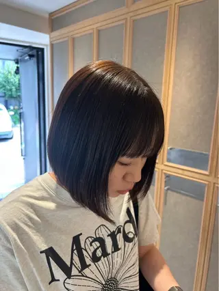 ミディアム 縮毛矯正/艶カラー 🌻🌻MIREIのヘアスタイル