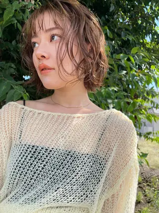 ミディアム tominaga kentaのヘアスタイル