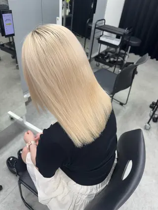 ミディアム 透明感トレンドヘア 🎀なるみ🎀のヘアスタイル