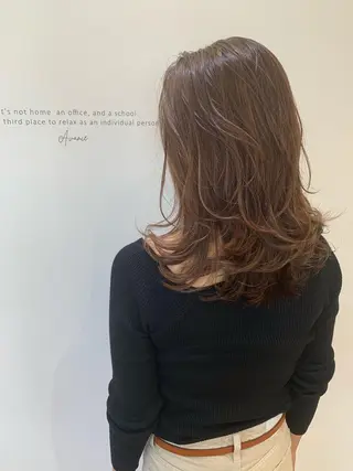 セミロング カラー Roid 代表✨HIROのヘアスタイル