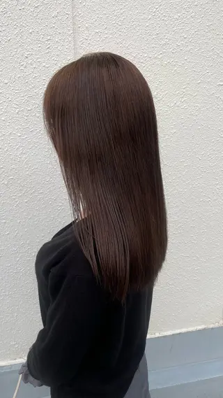 セミロング 🎀ハイトーン/ 艶カラー/夕月🎀のヘアスタイル