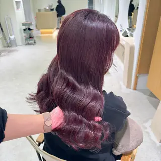 カラー ulu名古屋栄所属・落合しほ/韓国ヘア/ 髪質改善/縮毛矯正のヘアスタイル
