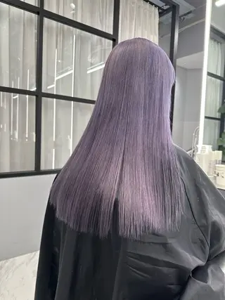 ロング カラー 最高級髪質改善 🦄ブリーチYUGOのヘアスタイル