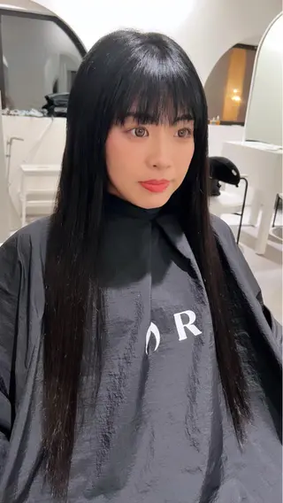 ロング カラー philia所属・HONO/韓国 🇰🇷大阪エクステのヘアスタイル