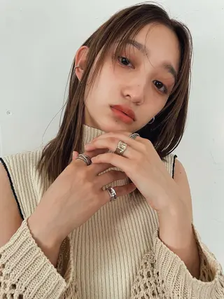 ミディアム YUNA★ メンズパーマのヘアスタイル