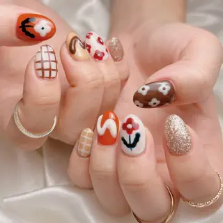 ネイル junna のぞいてねのネイルデザイン